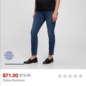 NEW Gap Maternity Dark Wash Jeans